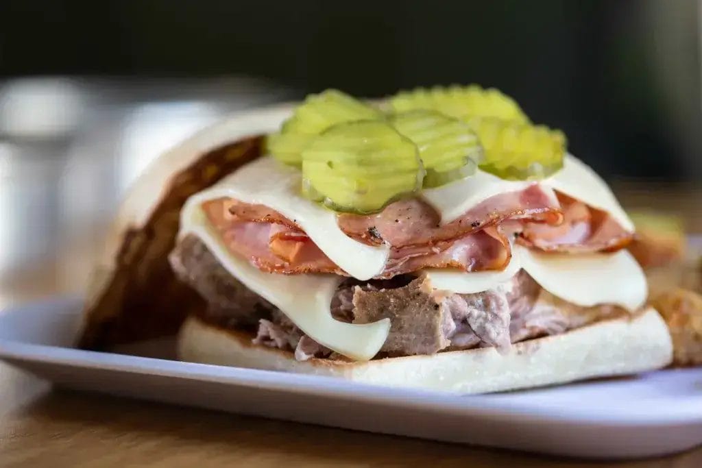 Cuban sandwich wrap.