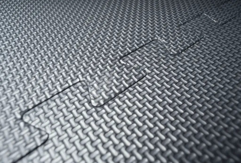 Tent floor insulation tiles.